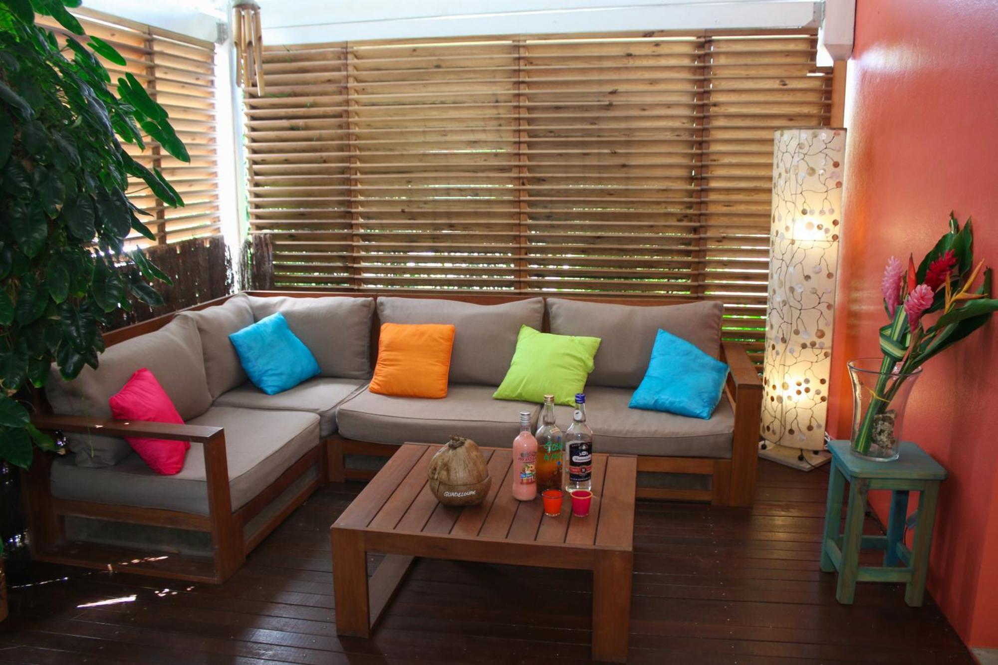 Bungalow La Papaye Bleue Residence Acces Piscine & Plage Saint-Francois  Exteriör bild